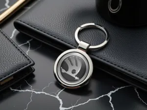 Skoda Personalisiert Schlüsselkette Logo Premium
